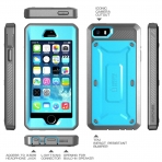 SUPCASE Apple iPhone SE/5/5S Unicorn Beetle PRO Serisi Klf-Blue