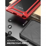 SUPCASE Galaxy Note 20 Unicorn Beetle EXO Pro Serisi Klf (2020)-Krmz