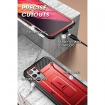 SUPCASE Galaxy S21 Ultra Unicorn Beetle Pro Serisi Klf-Red