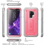 SUPCASE Galaxy S9 Plus Kemer Klipsli Klf-Pink