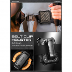 SUPCASE Galaxy Z Flip 7 UBP Klipsli Klf -Black 