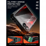 SUPCASE Galaxy Z Flip 8 MagSafe Korumal� Standl� K�l�f-Black