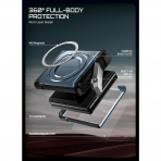 SUPCASE Galaxy Z Flip 8 MagSafe Korumal� Standl� K�l�f-Tilt