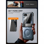 SUPCASE Galaxy Z Flip 8 MagSafe Korumal� Standl� K�l�f-Tilt
