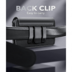 SUPCASE Deri Galaxy Z Fold 6 Klf-Black