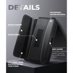SUPCASE Deri Galaxy Z Fold 6 Klf-Black