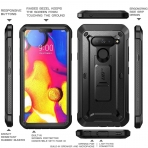 SUPCASE LG V40 ThinQ Unicorn Beetle Pro Serisi Klf-Black