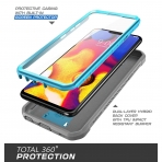 SUPCASE LG V40 ThinQ Unicorn Beetle Pro Serisi Klf-Blue