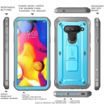 SUPCASE LG V40 ThinQ Unicorn Beetle Pro Serisi Klf-Blue