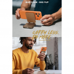 SUPCASE Manyetik C�zdan ve MagSafe AirTag Stand-Brown