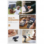 SUPCASE Manyetik C�zdan ve MagSafe AirTag Stand-Carbon