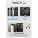 SUPCASE Manyetik C�zdan ve MagSafe AirTag Stand-Carbon