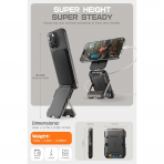 SUPCASE Manyetik Czdan ve MagSafe ile Uyumlu Stand-Carbon