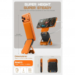 SUPCASE Manyetik C�zdan ve MagSafe ile Uyumlu Stand-Coral