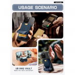 SUPCASE Manyetik Czdan ve Stand-Midnight Blue 