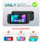 TiMOVO Nintendo Switch 2 Dayankl Klf-Black