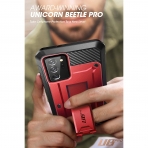 SUPCASE Galaxy Note 20 Ultra Unicorn Beetle Pro Serisi Klf -Metallic Red