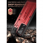 SUPCASE Galaxy Note 20 Ultra Unicorn Beetle Pro Serisi Klf -Metallic Red