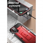 SUPCASE Samsung Galaxy Note 20 Unicorn Beetle Pro Serisi Tam Korumal Klf (2020)-Red