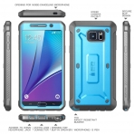 SUPCASE Samsung Galaxy Note 5 Unicorn Beetle PRO Serisi Klf-Blue