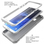 SUPCASE Samsung Galaxy S8 Plus Rugged Kemer Klipsli Klf (MIL-STD-810G)-White