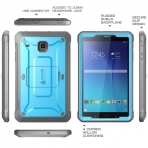 SUPCASE Samsung Galaxy Tab E Unicorn Beetle PRO Seri Klf (8.0 in)-Blue