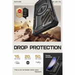 SUPCASE UBMag XT Serisi Galaxy S24 Ultra Klf-Black