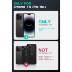 SUPCASE UBMag XT iPhone 15 Pro Max Klf -Black
