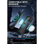 SUPCASE UBMag XT iPhone 15 Pro Max Klf -Black Circuit 