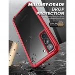 SUPCASE UB Edge Pro Serisi Samsung Galaxy S22 Klf-Red