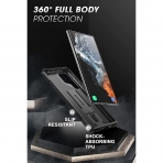 SUPCASE UB Edge Pro Serisi Samsung Galaxy S23 Ultra Klf-Black
