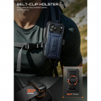 SUPCASE UB Pro iPhone 18 Pro Max Kemer Klipsi K�l�f-Azure
