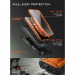 SUPCASE UB Pro iPhone 18 Pro Max Kemer Klipsi K�l�f-Coral