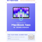 SUPCASE Unicorn Beetle MacBook Neo Laptop K�l�f�-Black