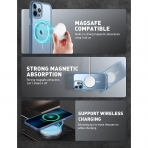 SUPCASE Unicorn Beetle Mag Serisi iPhone 13 Pro Max Klf (MIL-STD-810G)-Blue