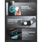 SUPCASE Unicorn Beetle Mag Serisi iPhone 13 Pro Max Klf (MIL-STD-810G)-Frost Black