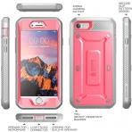 SUPCASE Apple iPhone 7 Unicorn Beetle PRO Serisi Klf (Ekran Koruyucu Dahildir)-Pink