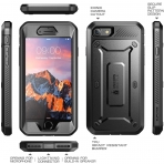 SUPCASE Apple iPhone 7 Unicorn Beetle PRO Serisi Klf (Ekran Koruyucu Dahildir)-Black