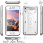 SUPCASE Apple iPhone 7 Unicorn Beetle PRO Serisi Klf (Ekran Koruyucu Dahildir)-White