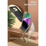 SUPCASE Unicorn Beetle Pro Mag Serisi Apple iPhone 15 Klf (MIL-STD-810G)-Yeil