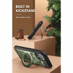 SUPCASE Unicorn Beetle Pro Mag Serisi Apple iPhone 15 Klf (MIL-STD-810G)-Yeil
