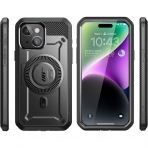 SUPCASE Unicorn Beetle Pro Mag Serisi Apple iPhone 15 Klf (MIL-STD-810G)-Siyah