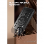 SUPCASE Unicorn Beetle Pro Mag Serisi Apple iPhone 15 Klf (MIL-STD-810G)-Siyah