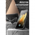 SUPCASE Unicorn Beetle Pro Serisi Galaxy S21 FE Kickstand Klf (MIL-STD-810G) -Black