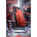 SUPCASE Unicorn Beetle Pro Serisi Galaxy S22 Klf-Red