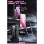 SUPCASE Unicorn Beetle Pro Serisi Galaxy S22 Klf-Purple