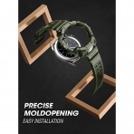 SUPCASE Unicorn Beetle Pro Serisi Galaxy Watch 4 Klf (46mm)-Dark Green