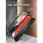 SUPCASE iPad Pro UB Pro Kalem Blmeli Klf (12.9 in)(4.Nesil)-Black