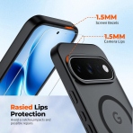 SUPFINE Google Pixel 11 Pro Manyetik K�l�f-Black