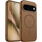 SUPFINE Google Pixel 11 Pro Manyetik K�l�f-Brown